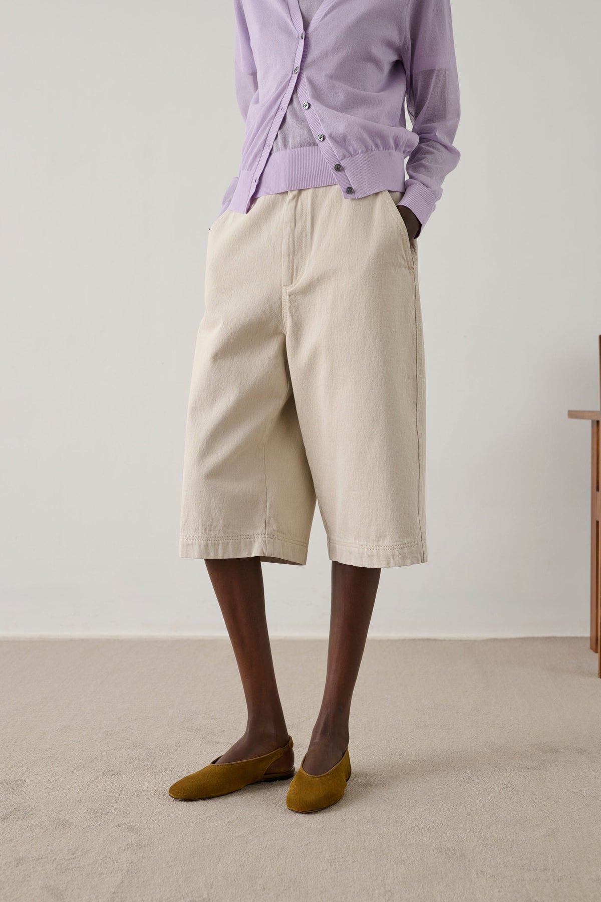 Bermuda en denim