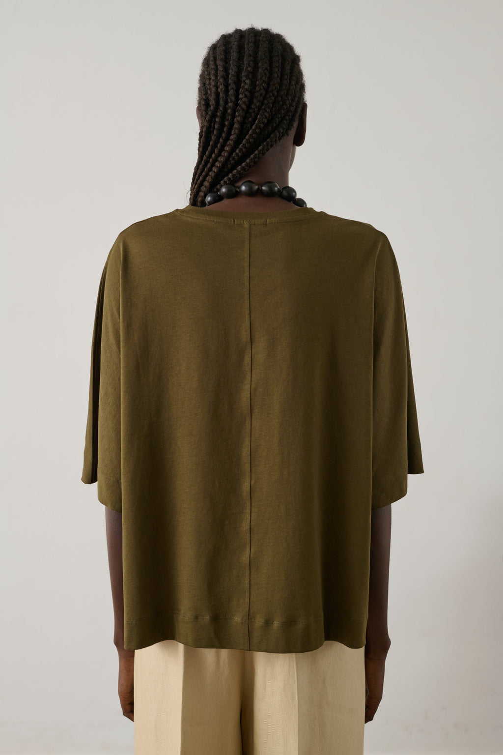 Tee-shirt manches mi-longues en coton