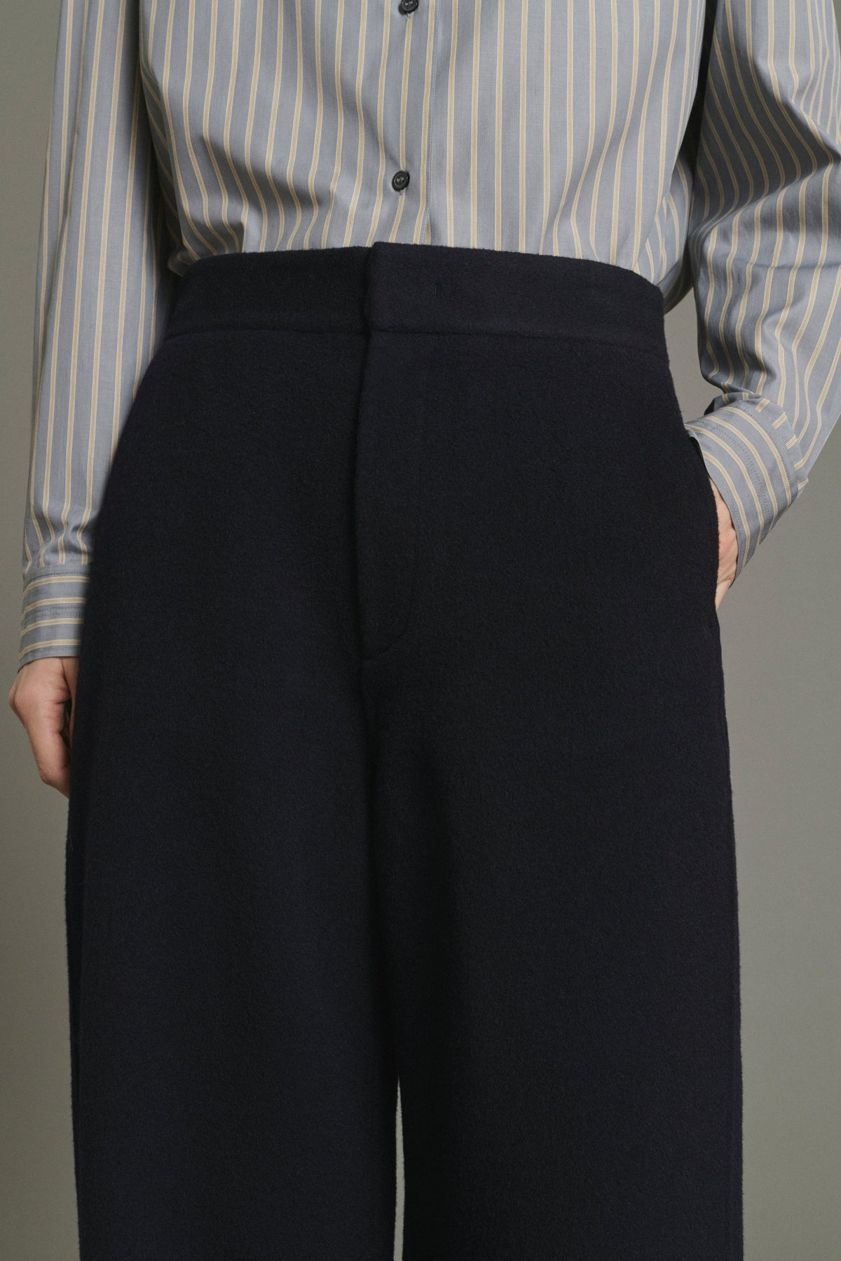 Pantalon crêpé