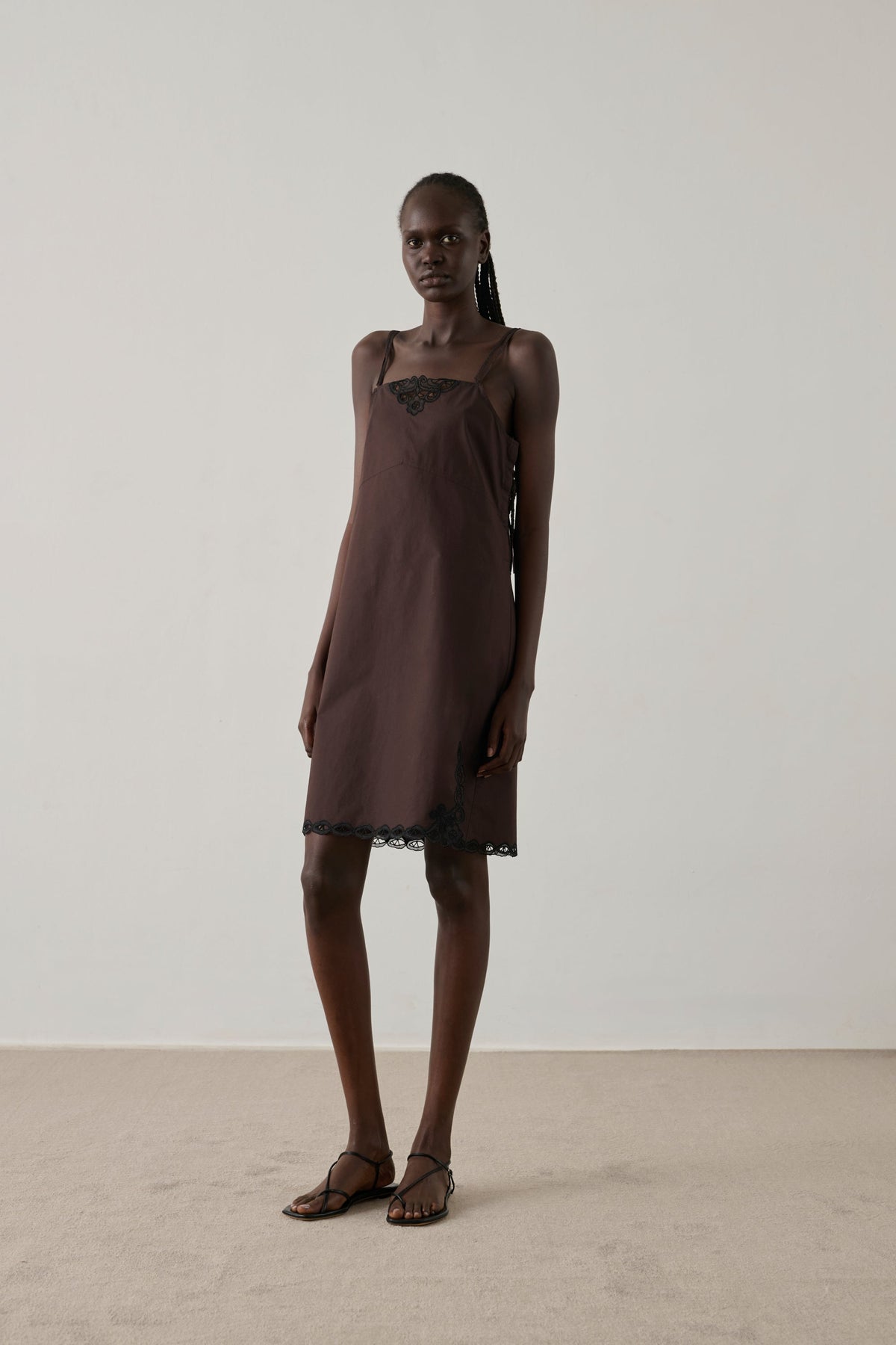 Robe en popeline