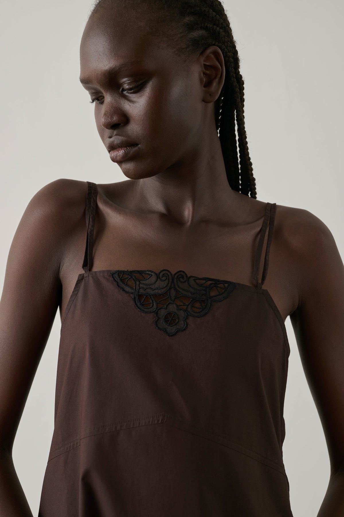 Robe en popeline