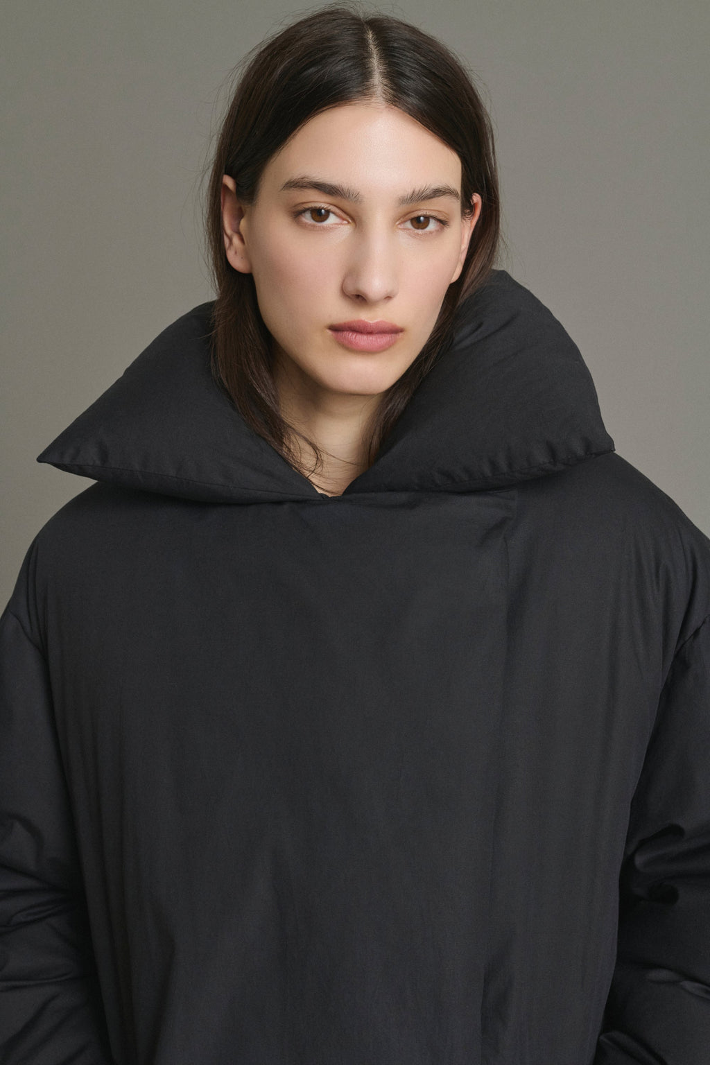 Manteau couette en toile de coton déperlante