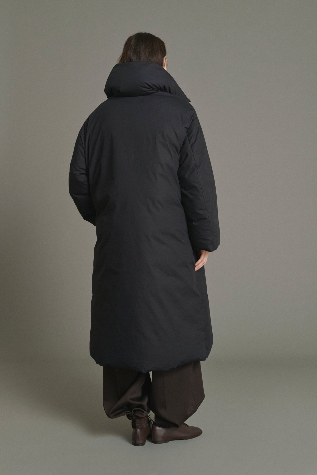 Manteau couette en toile de coton déperlante