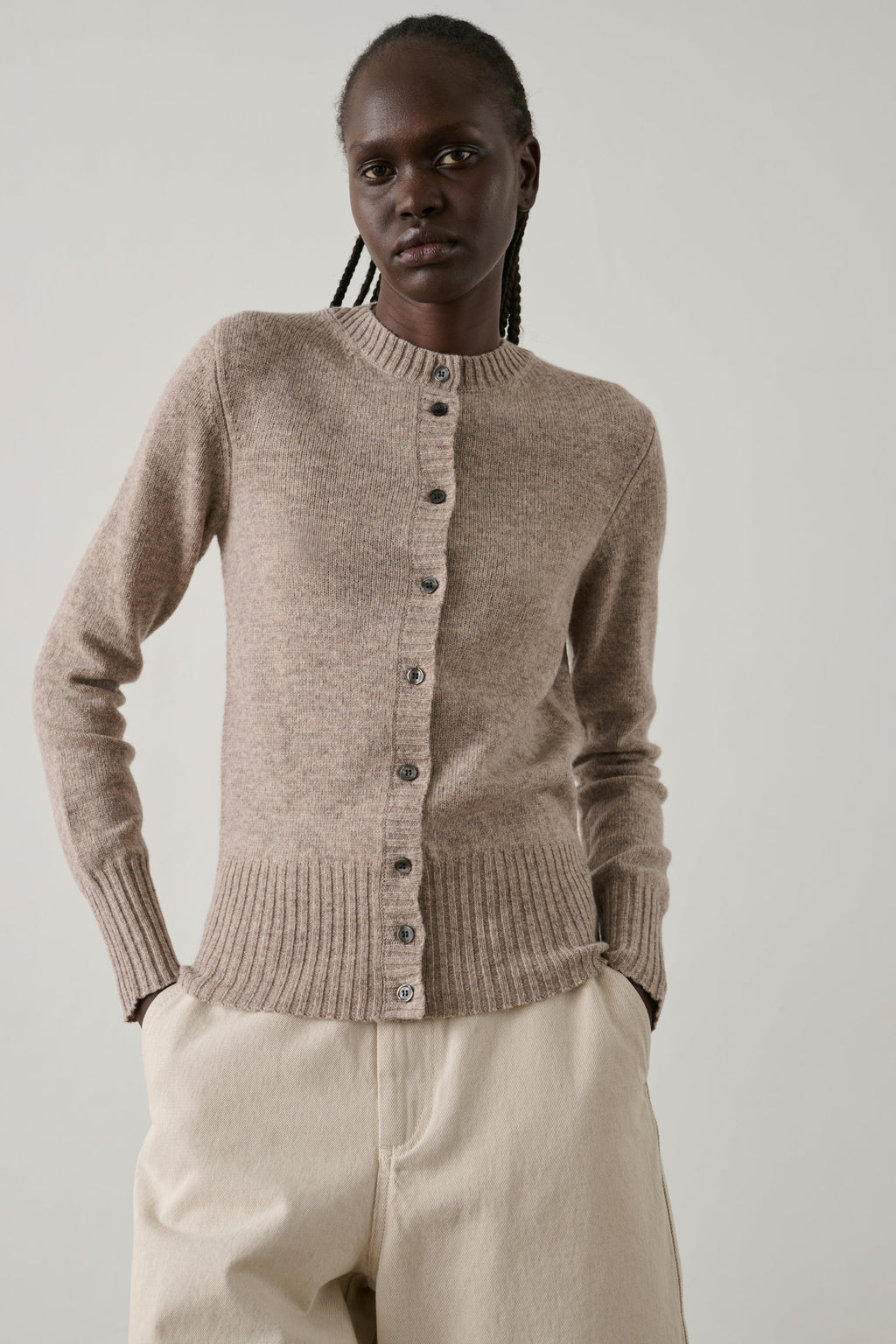 Cardigan en laine mérinos