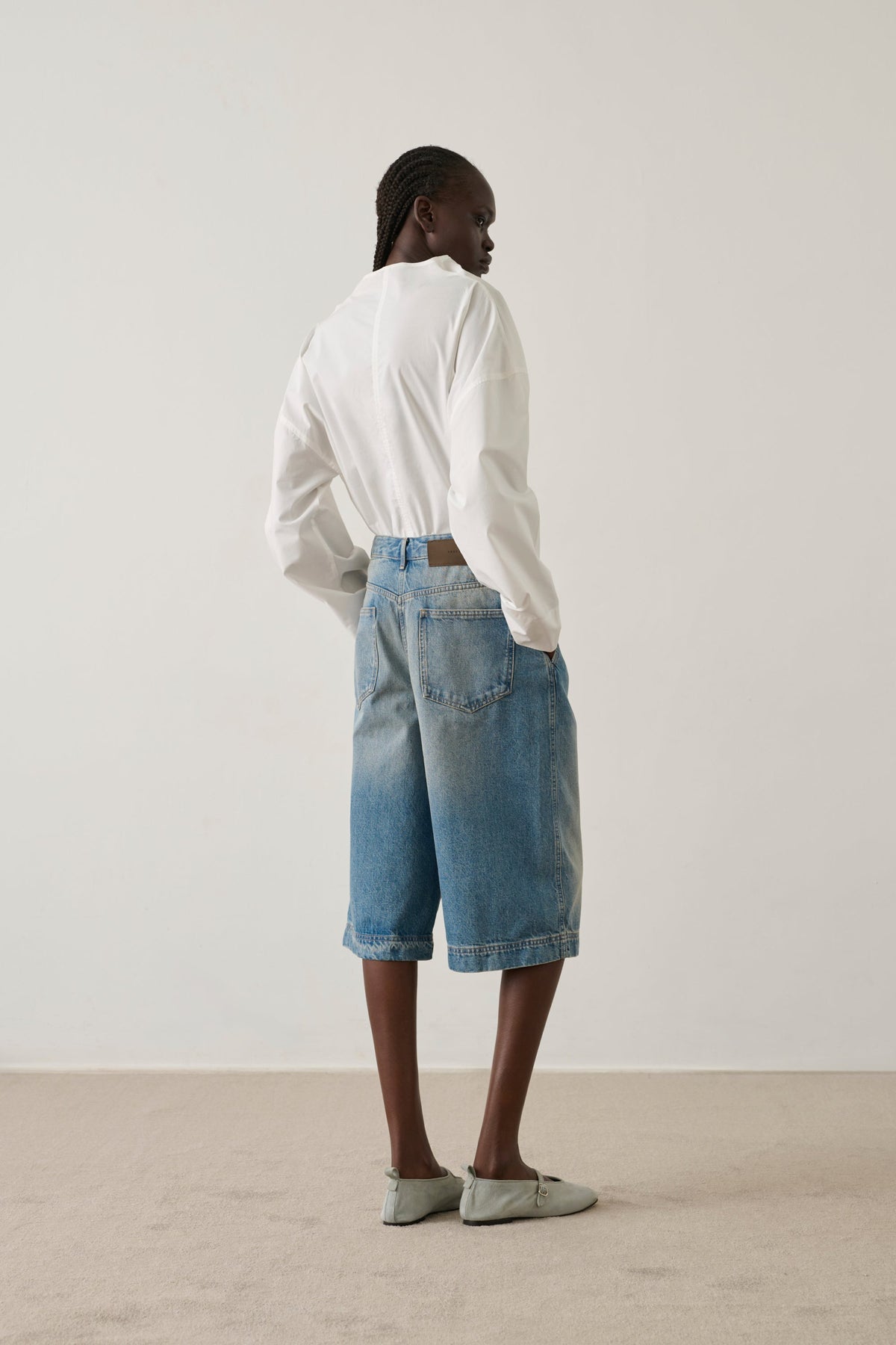 Bermuda en denim