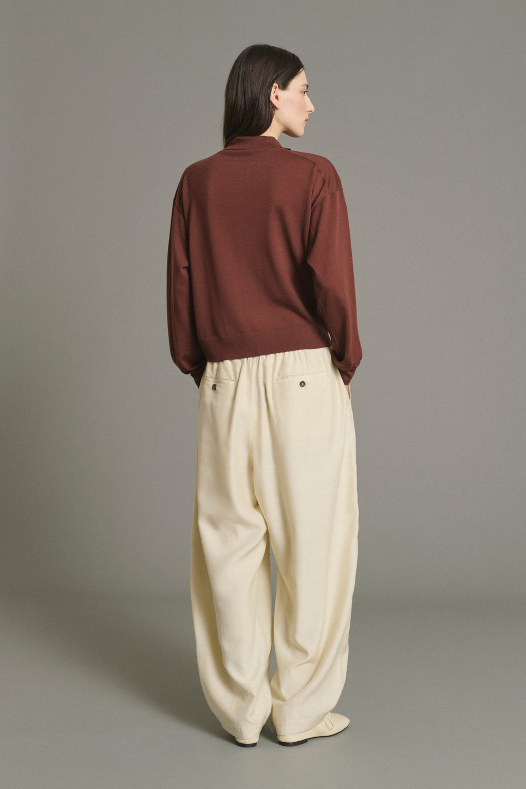 Polo en laine mérinos