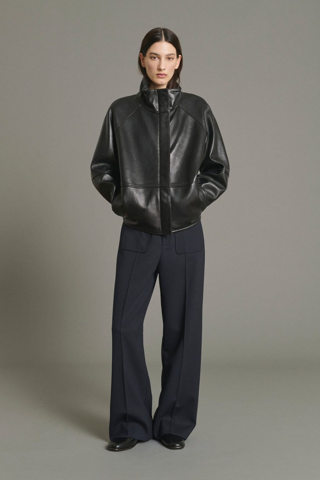 Pantalon en coton gaufrée