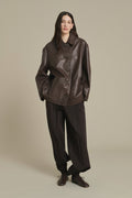 Veste en cuir
