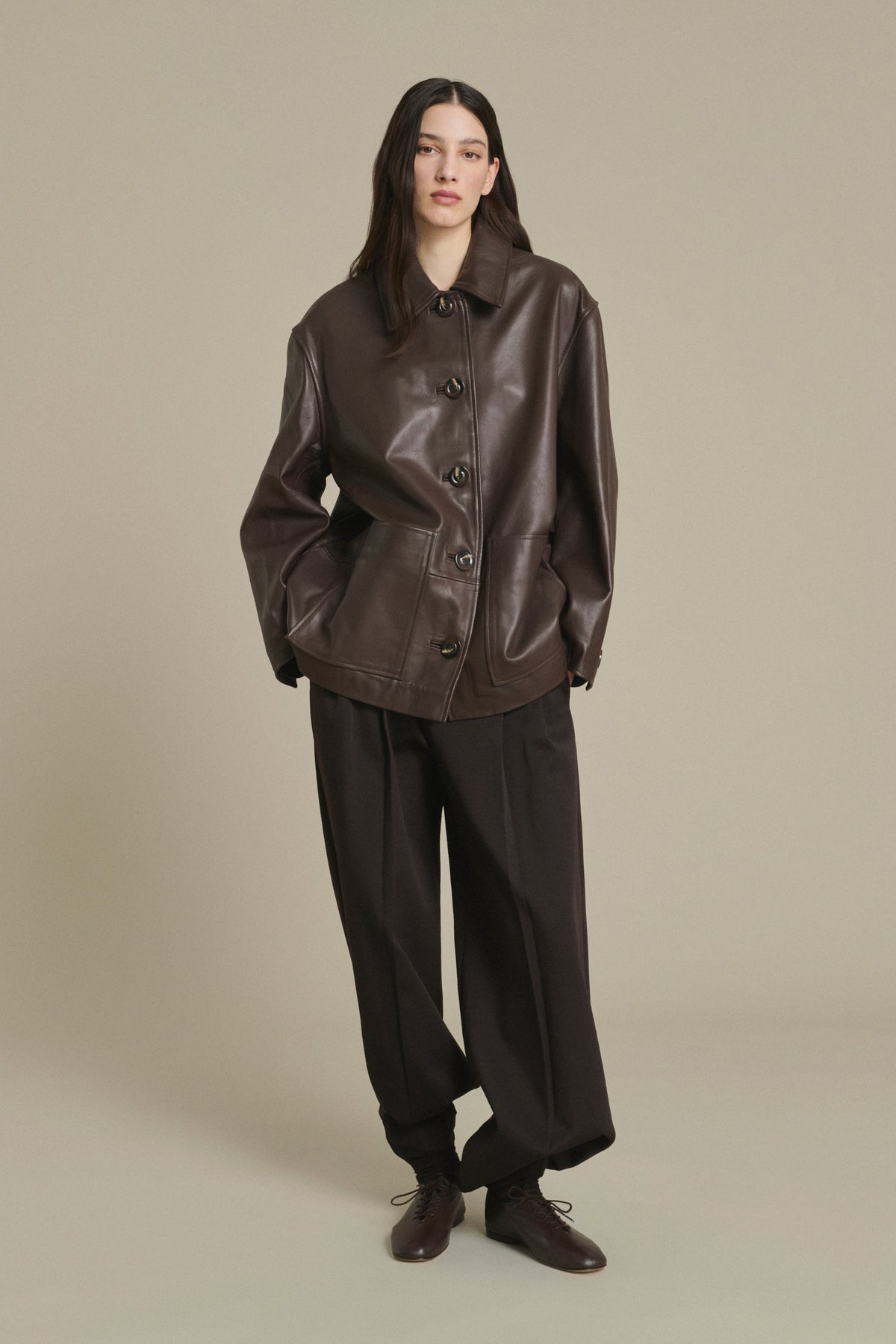 Veste en cuir