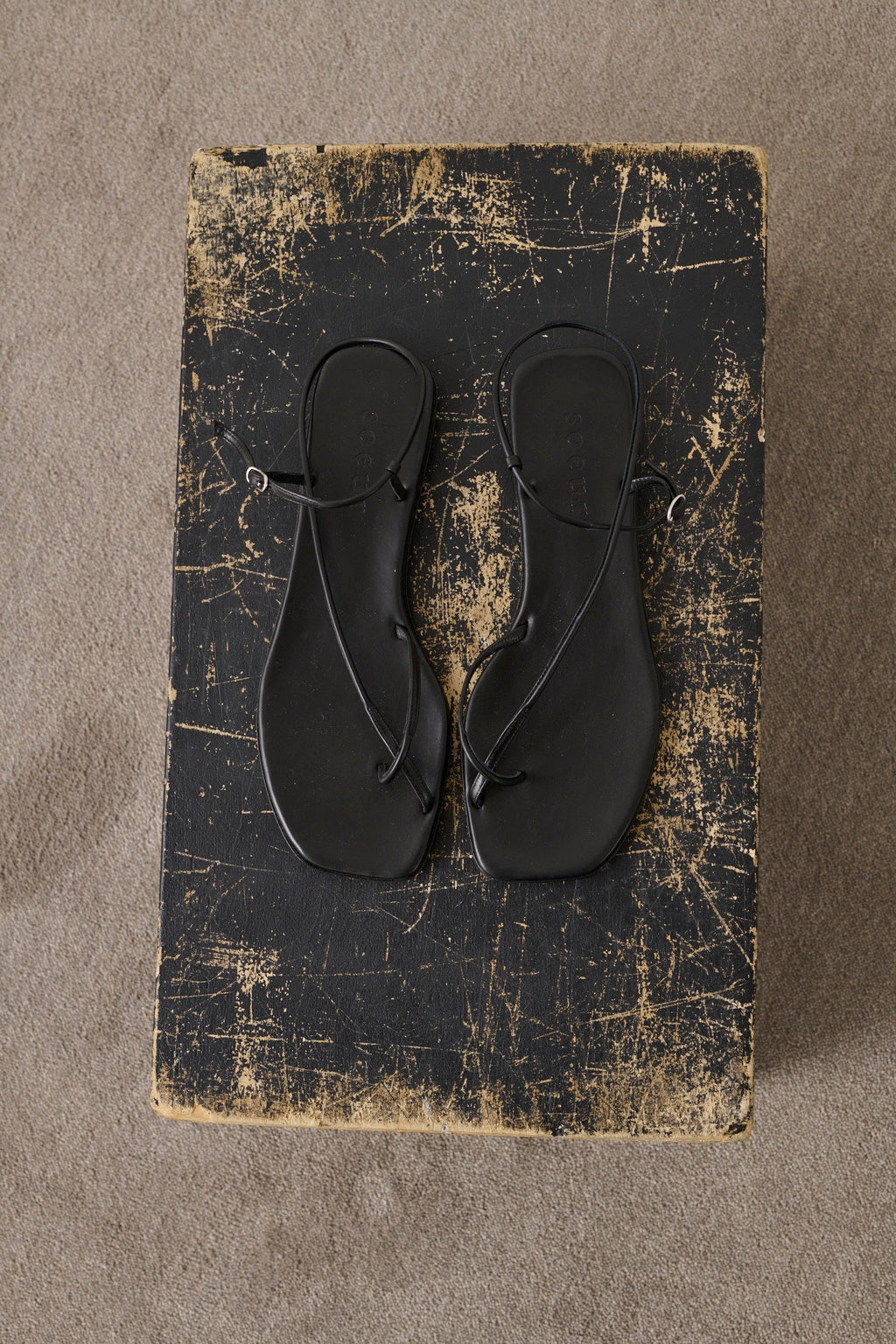 Sandales en cuir