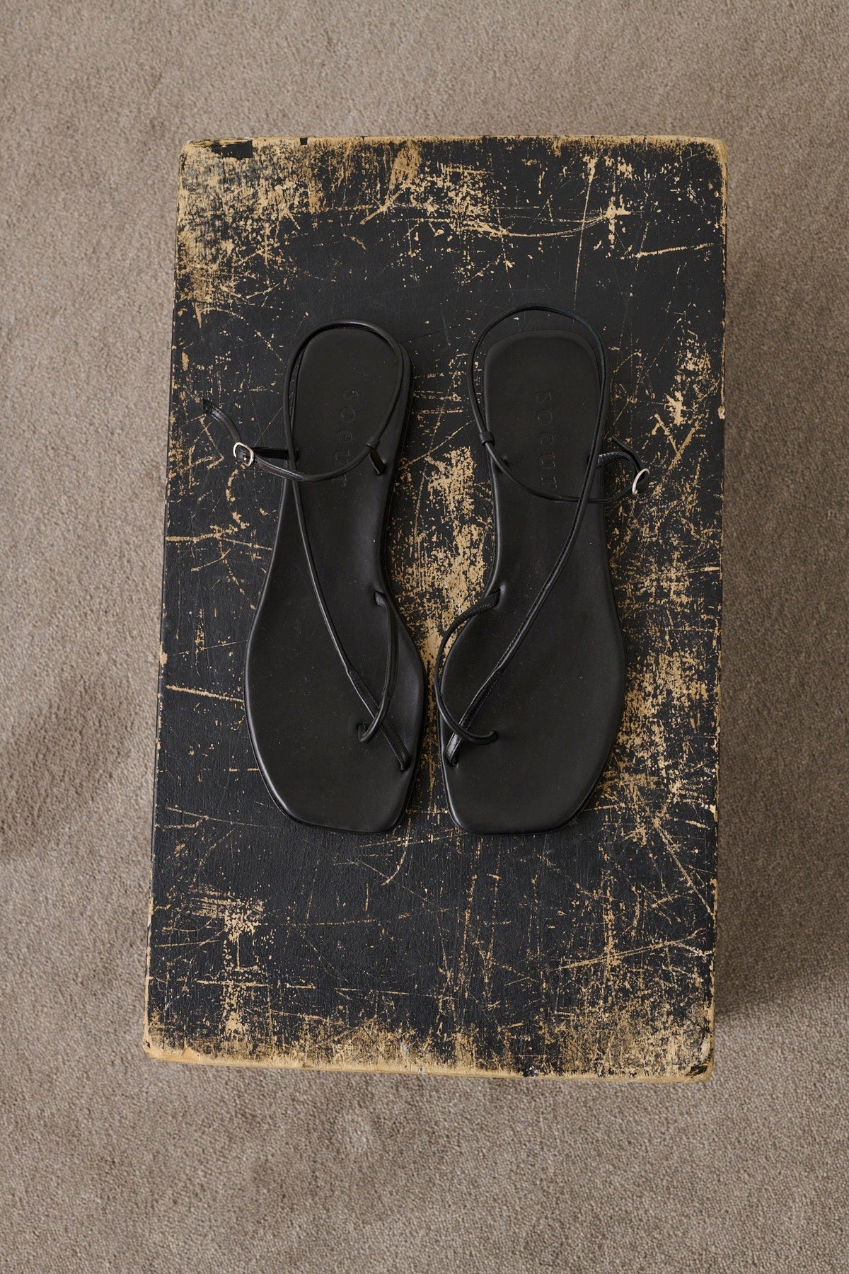 Sandales en cuir