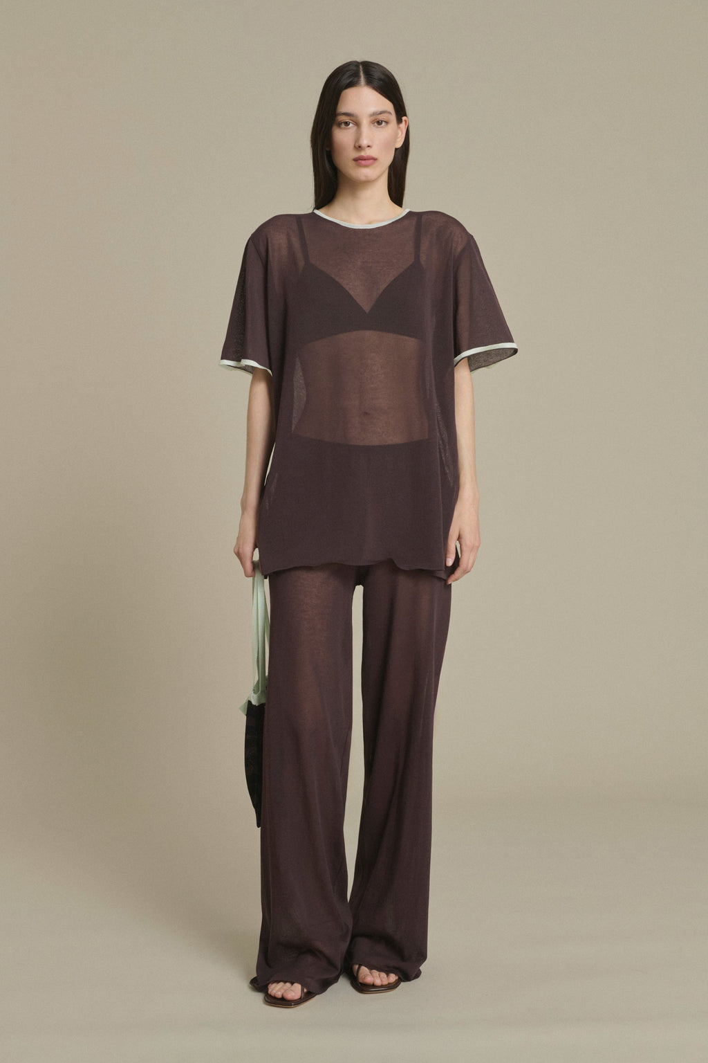 Pantalon en maille loose