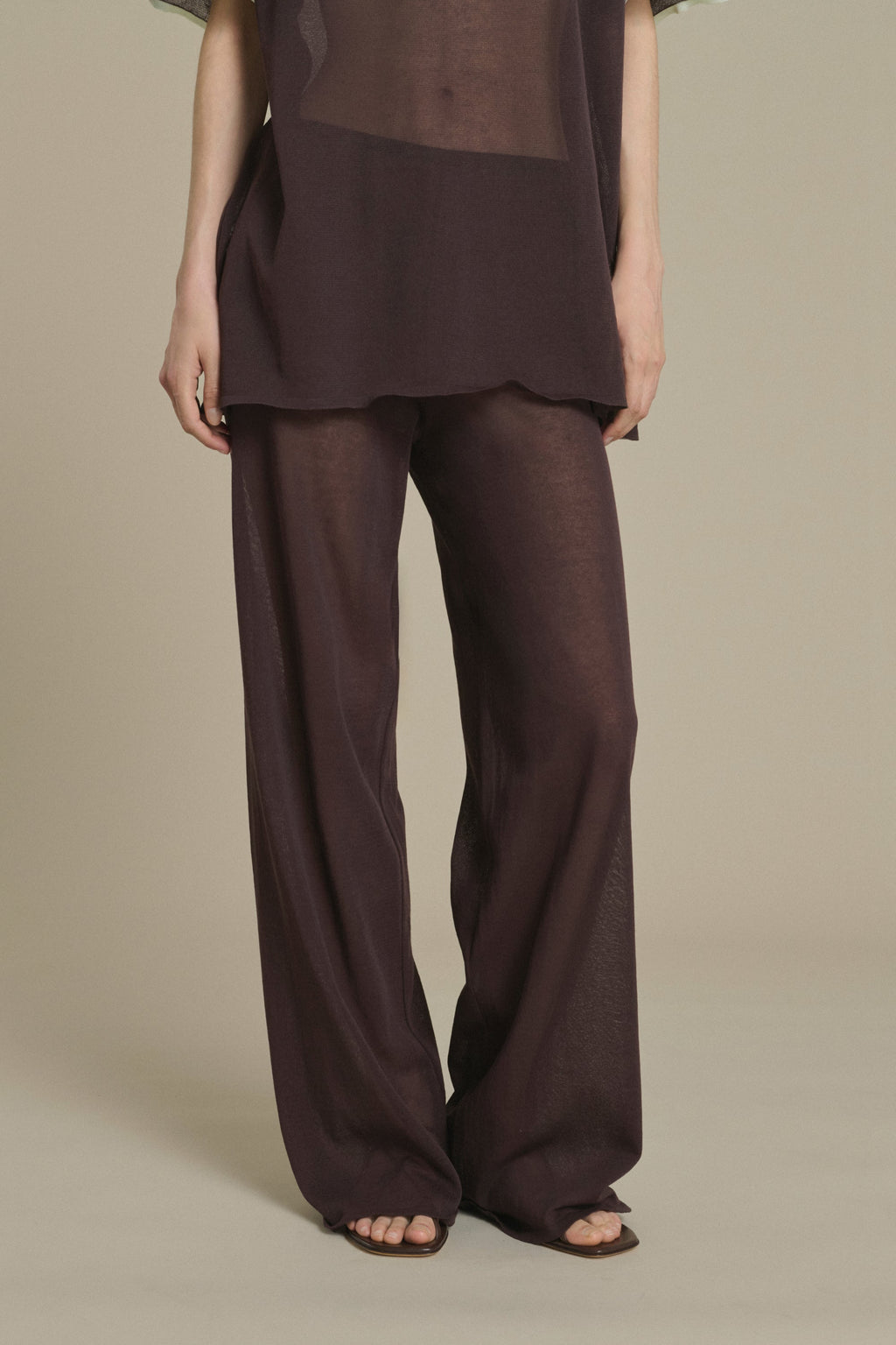 Pantalon en maille loose
