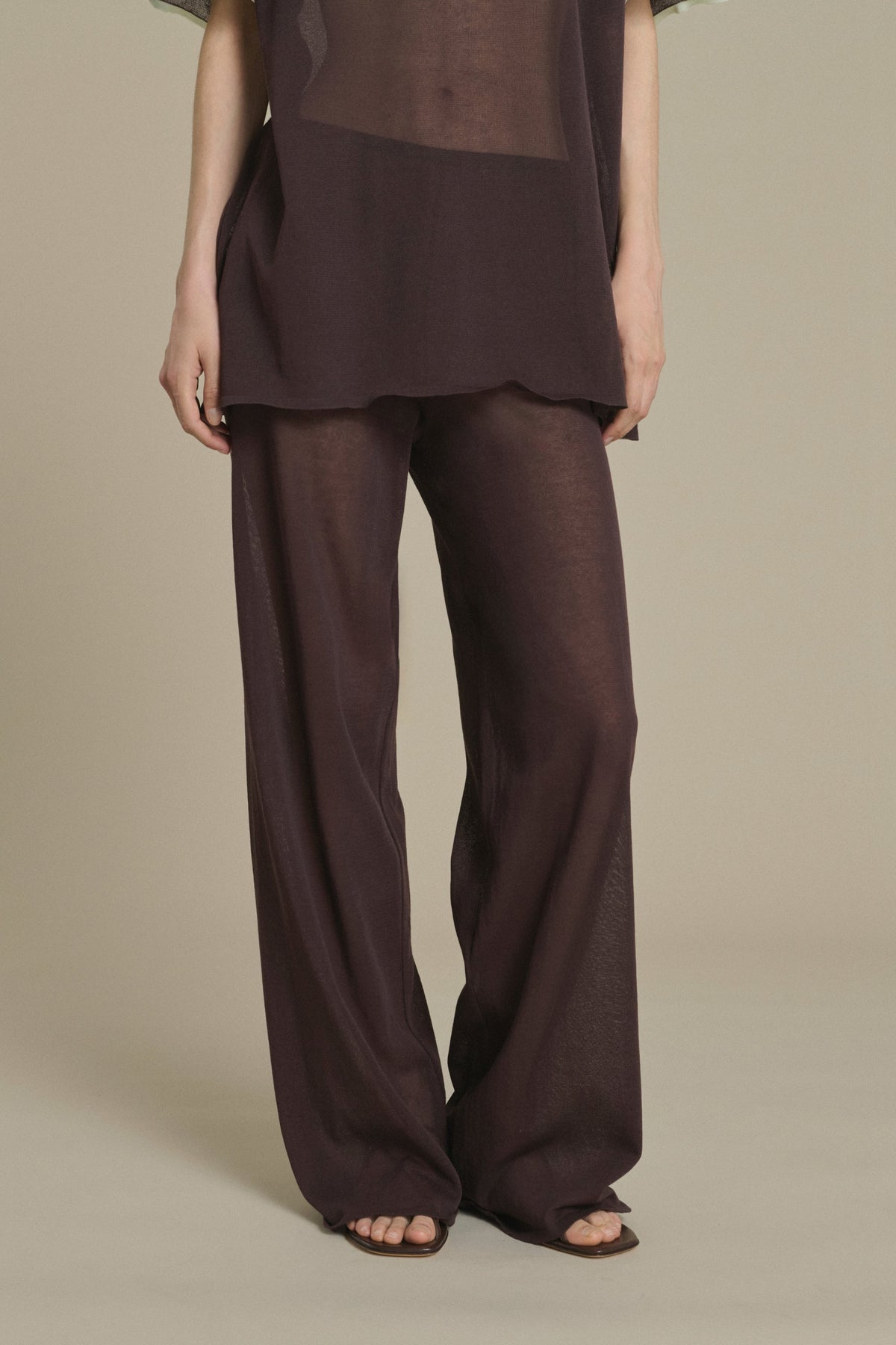 Pantalon en maille loose