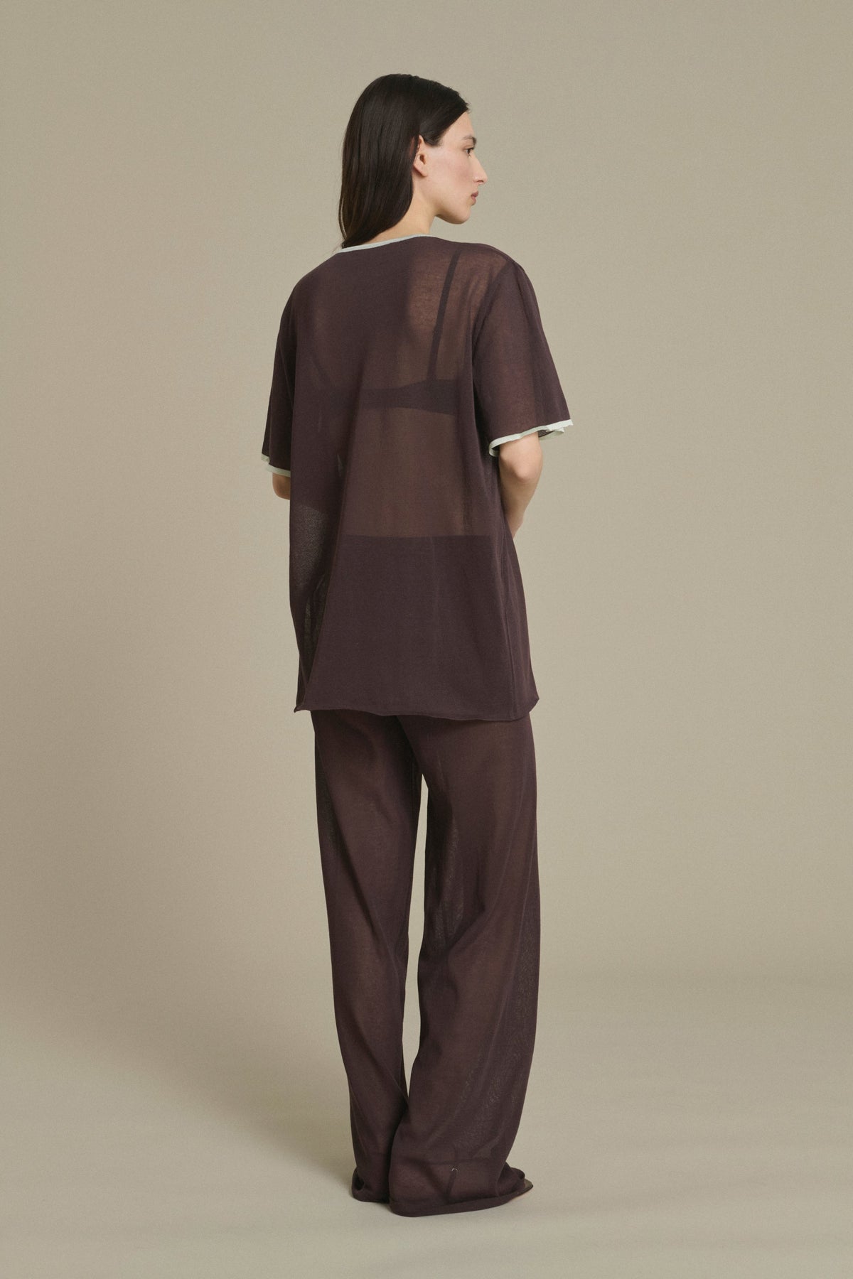 Pantalon en maille loose