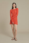 Robe courte mini évasée