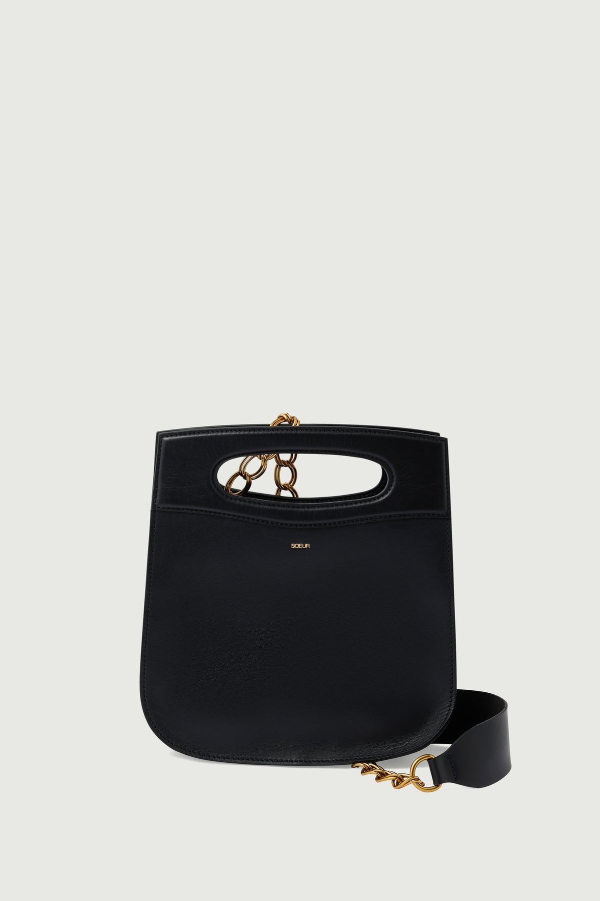 Sac en cuir glacé