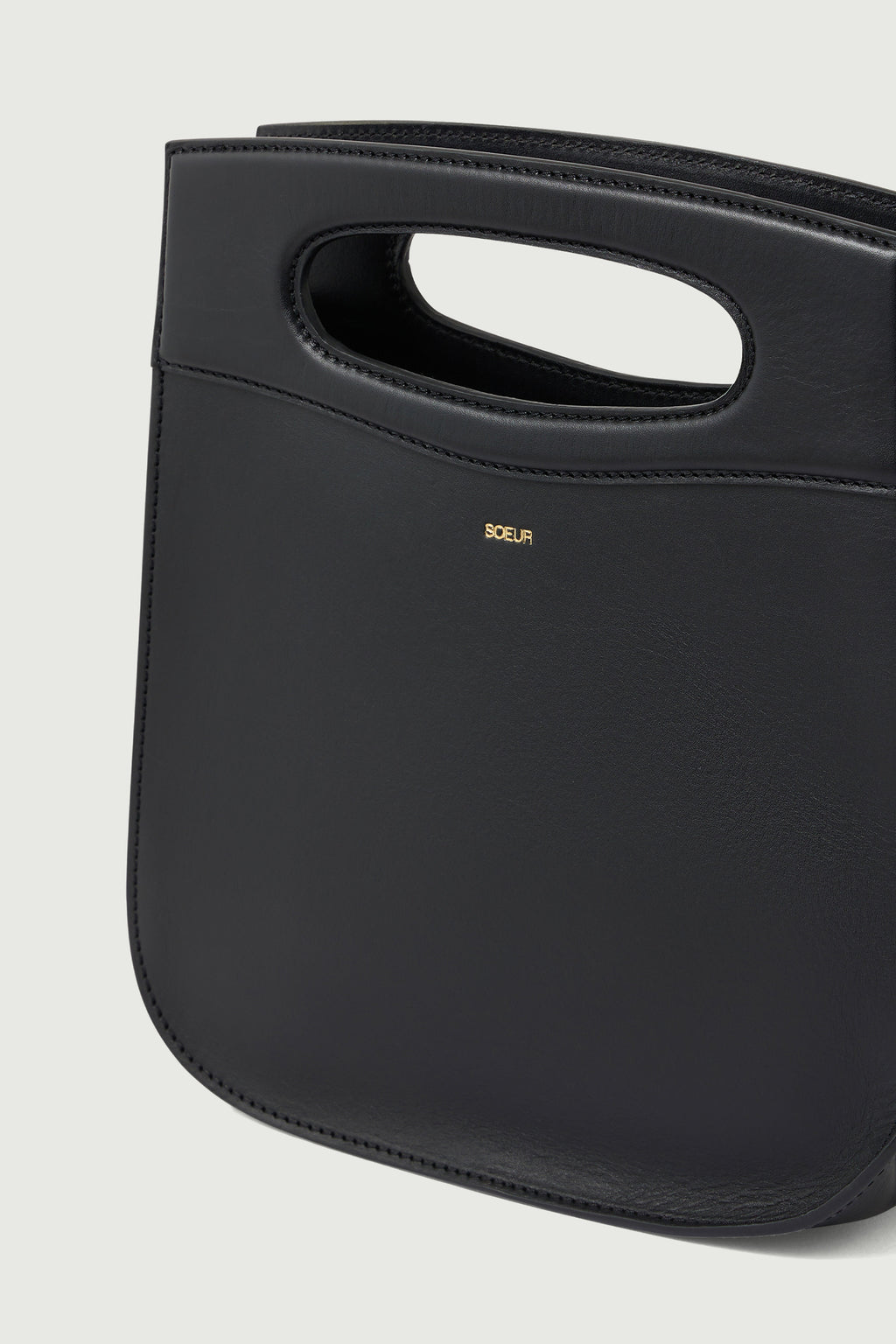 Sac en cuir glacé