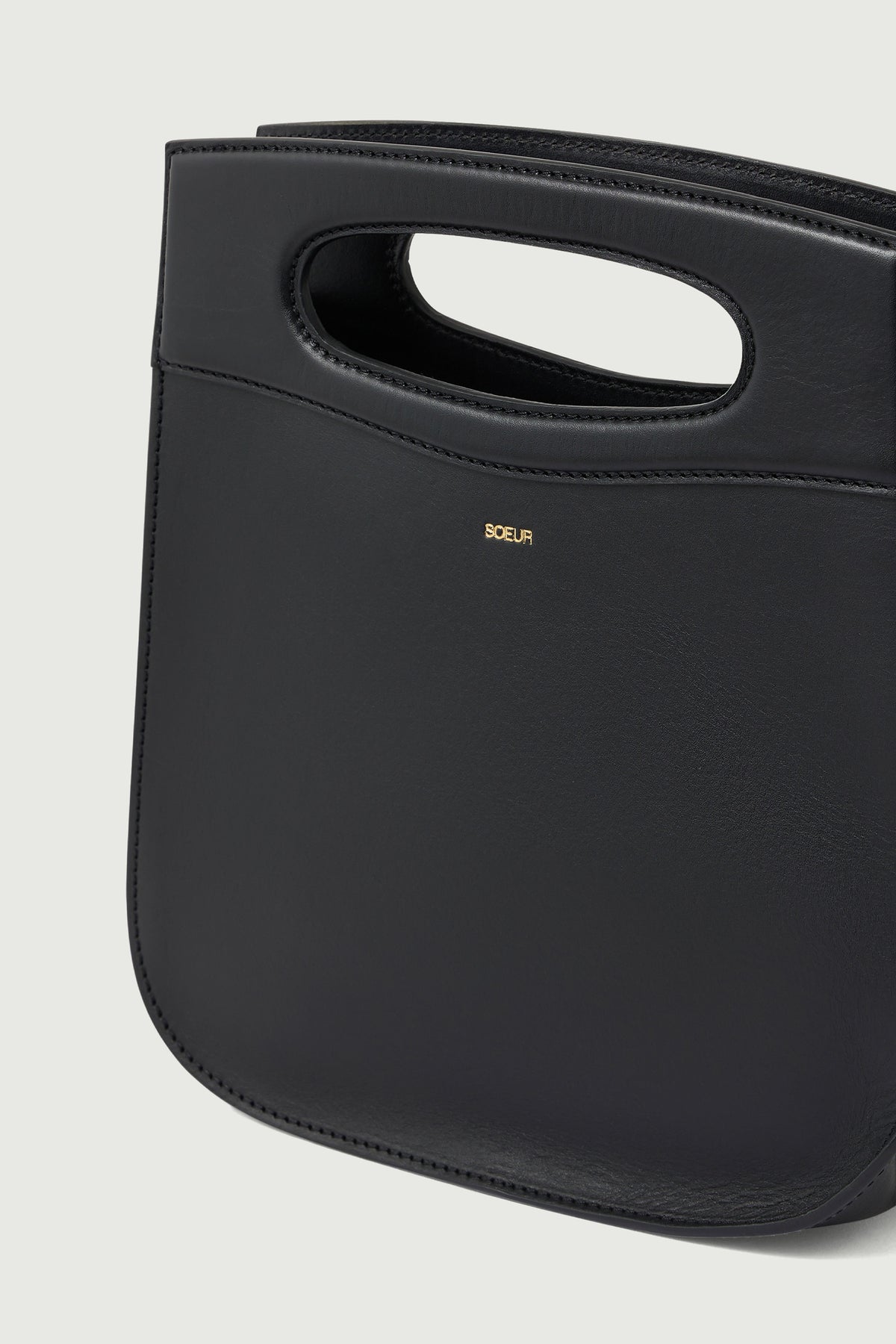Sac en cuir glacé