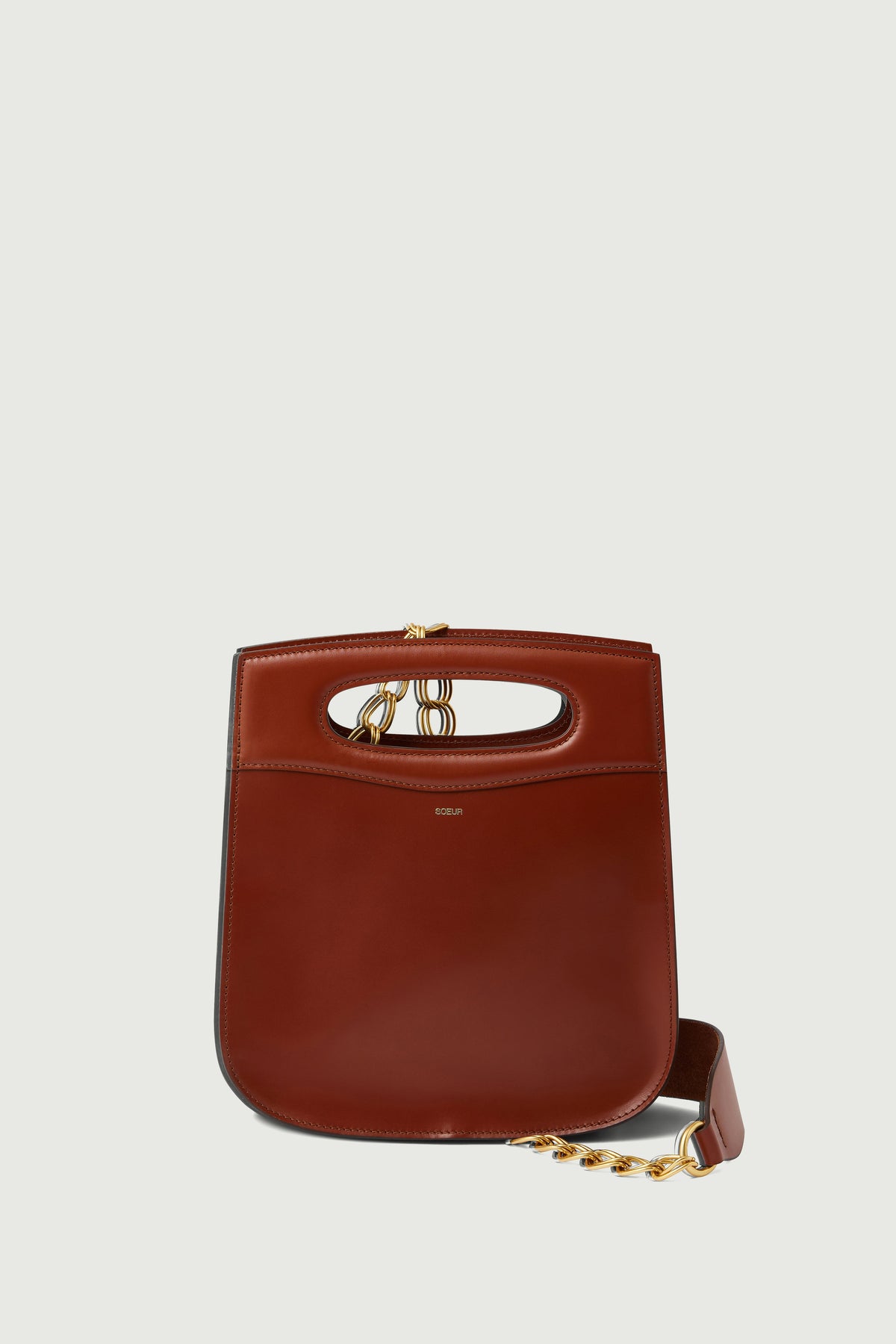 Sac en cuir glacé