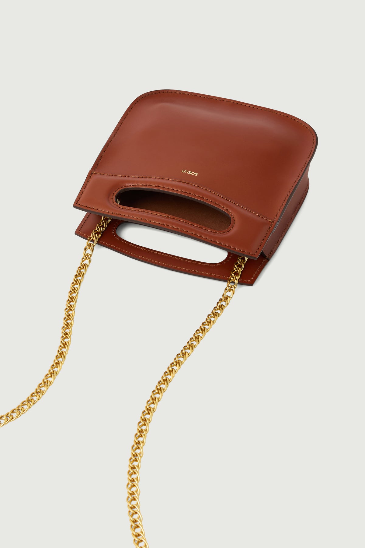 Sac en cuir effet lézard