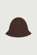 Chapeau cloche en laine tricotée