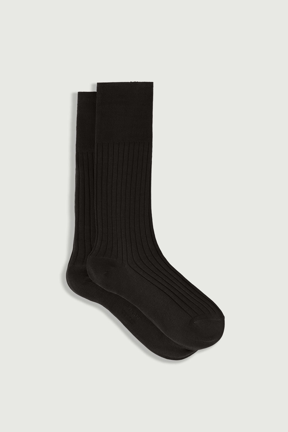 Chaussettes à côtes en fil d'Écosse