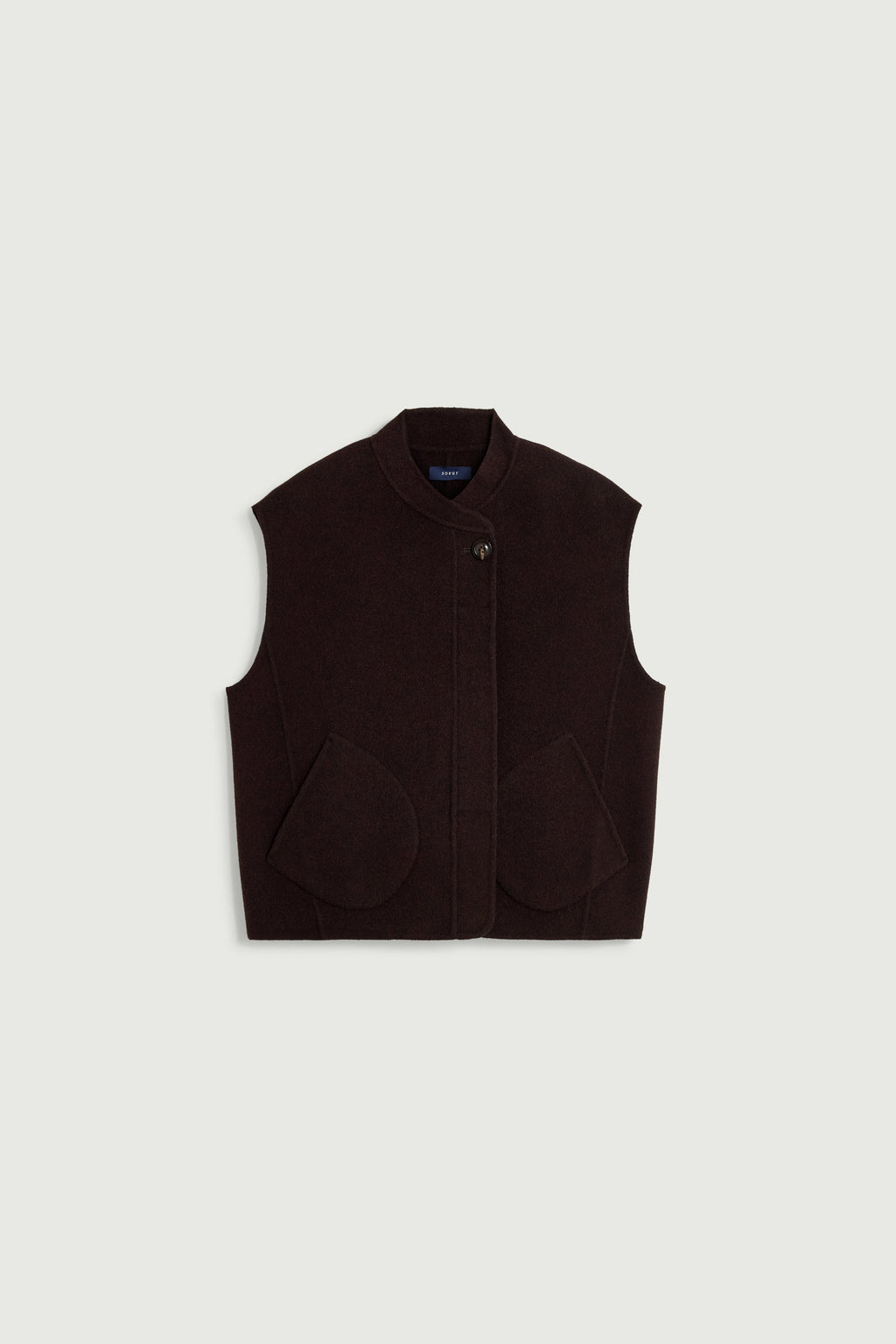 Blouson en laine double face