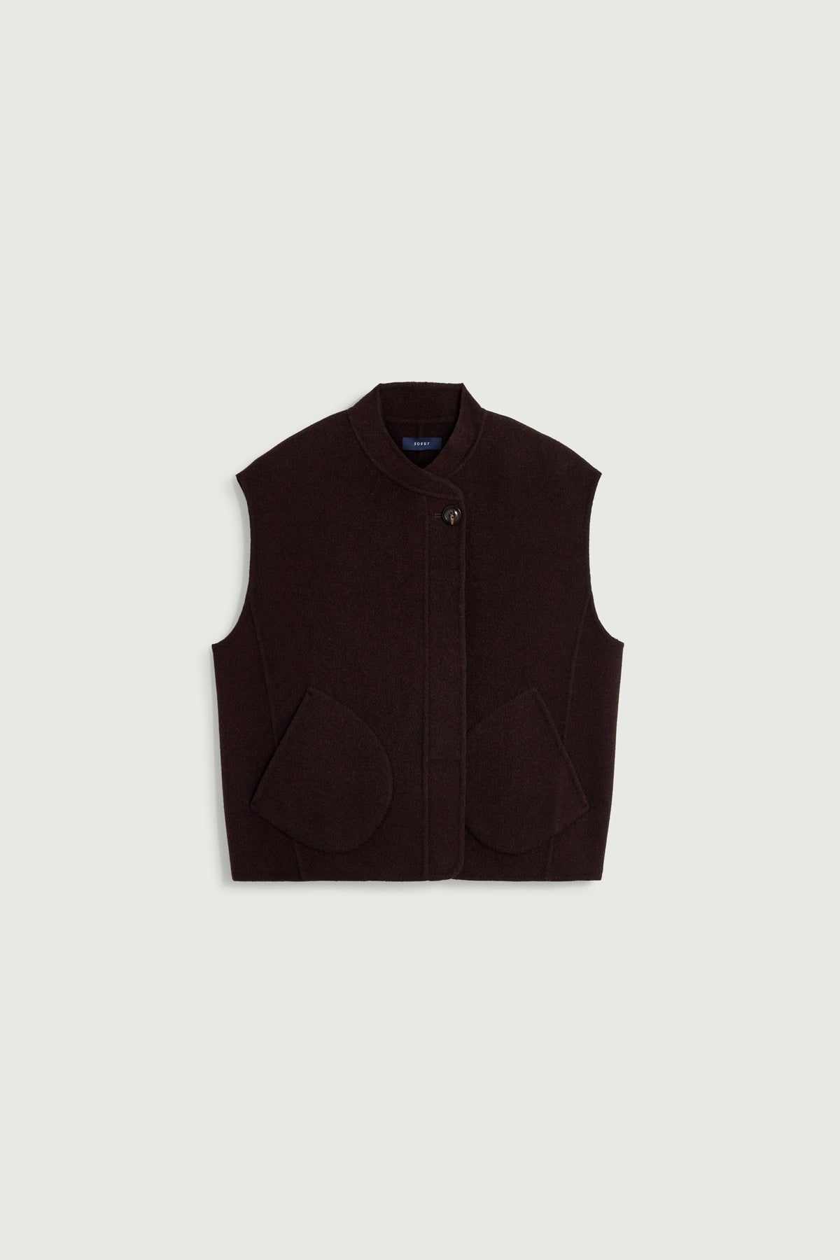 Blouson en laine double face
