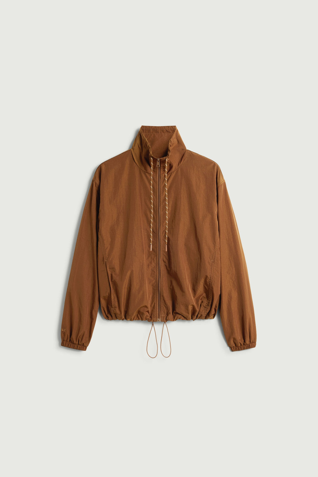 Blouson zippé en toile technique
