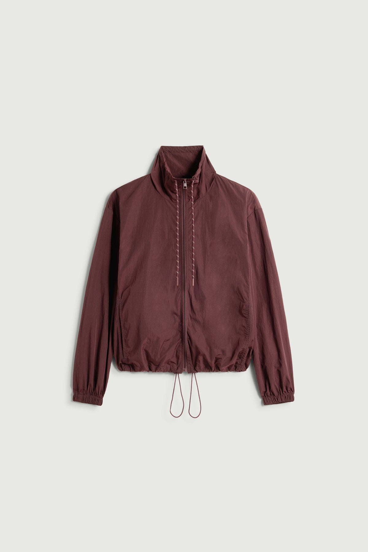 Blouson zippé en toile technique