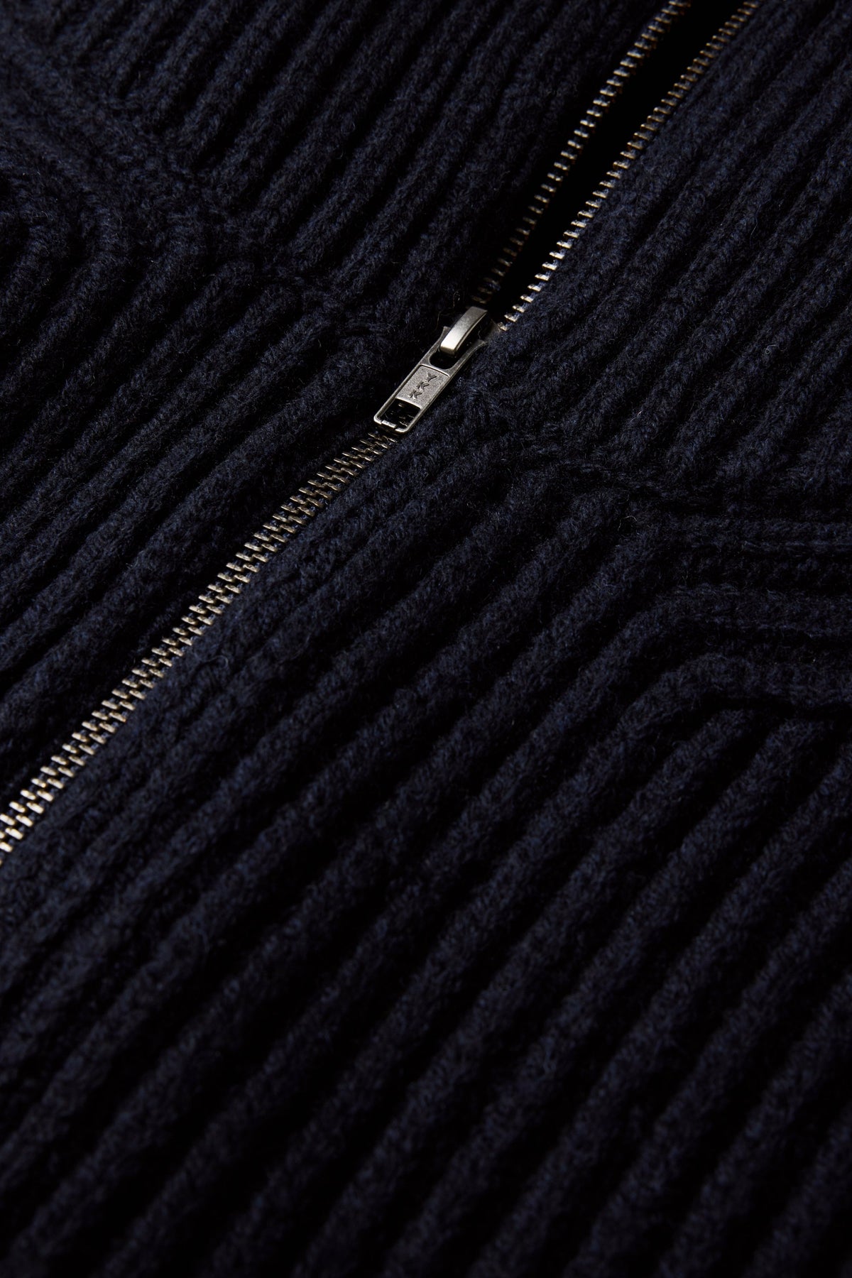 Cardigan oversize en côtes anglaises