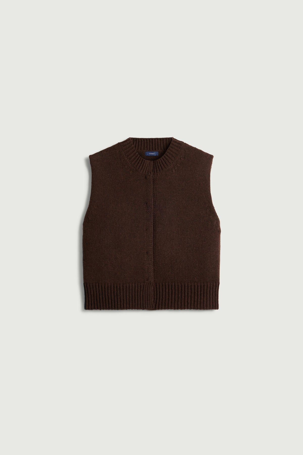 Gilet sans manches à fermoir crochet