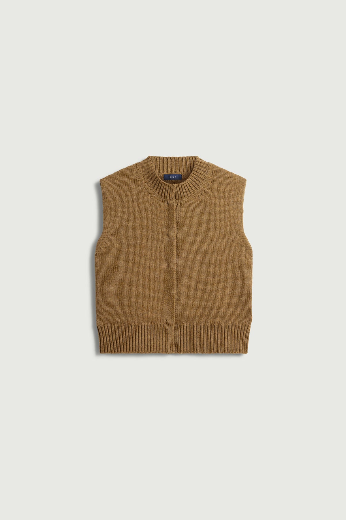 Gilet sans manches à fermoir crochet