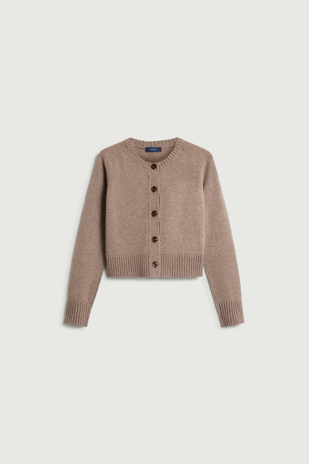 Cardigan boutonné en laine