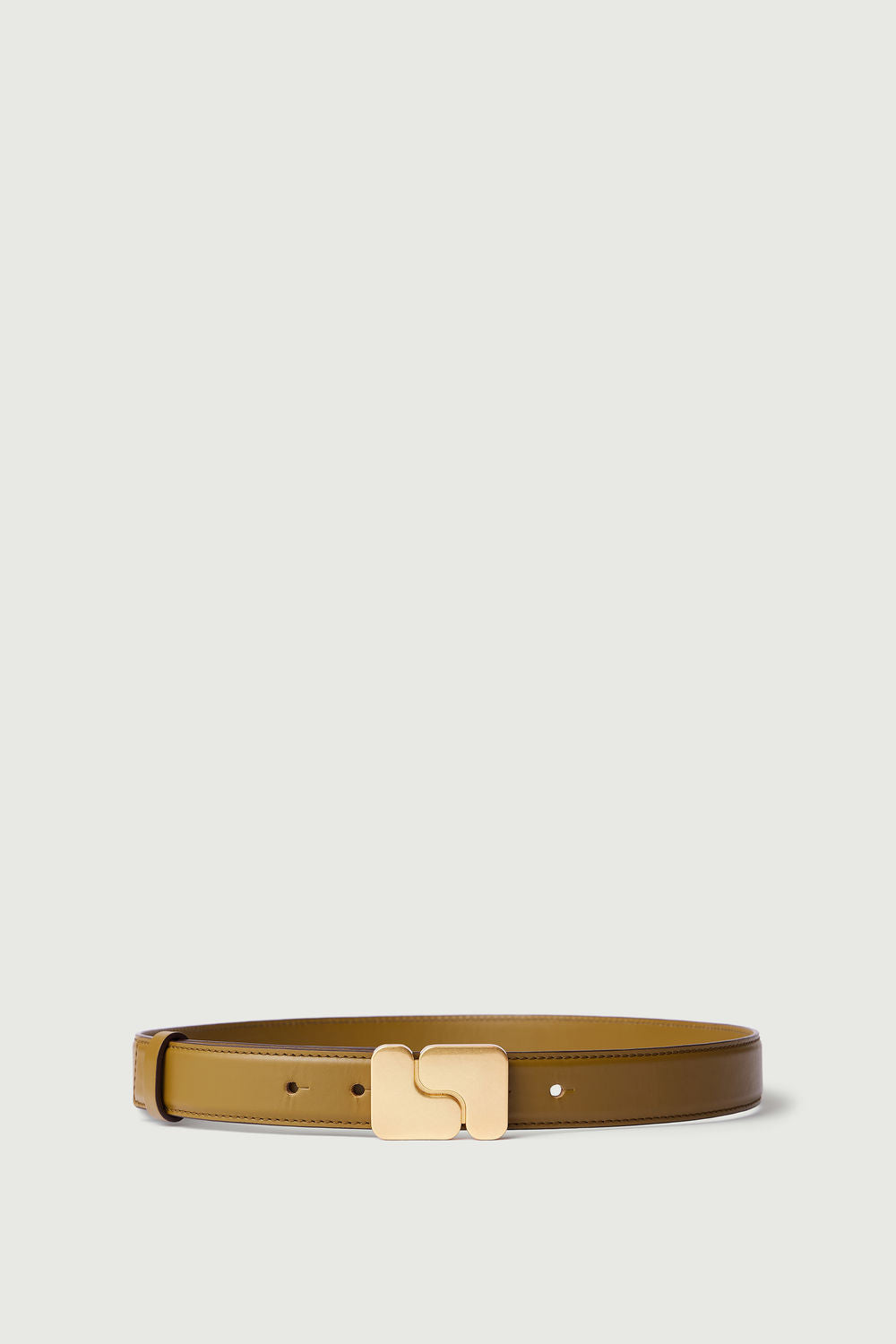 Ceinture en cuir glacé