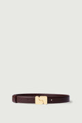 Ceinture en cuir glacé