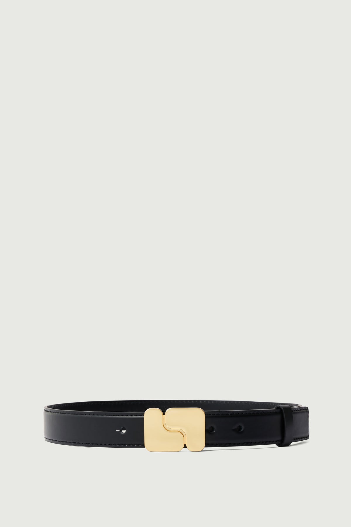 Ceinture en cuir effet lézard