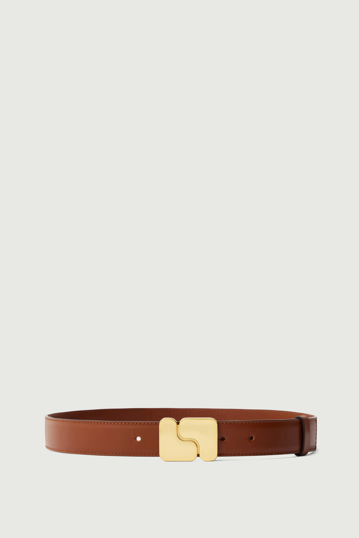 Ceinture en cuir glacé
