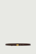 Ceinture fine à boucle S en cuir box