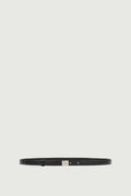Ceinture fine à boucle S en cuir box