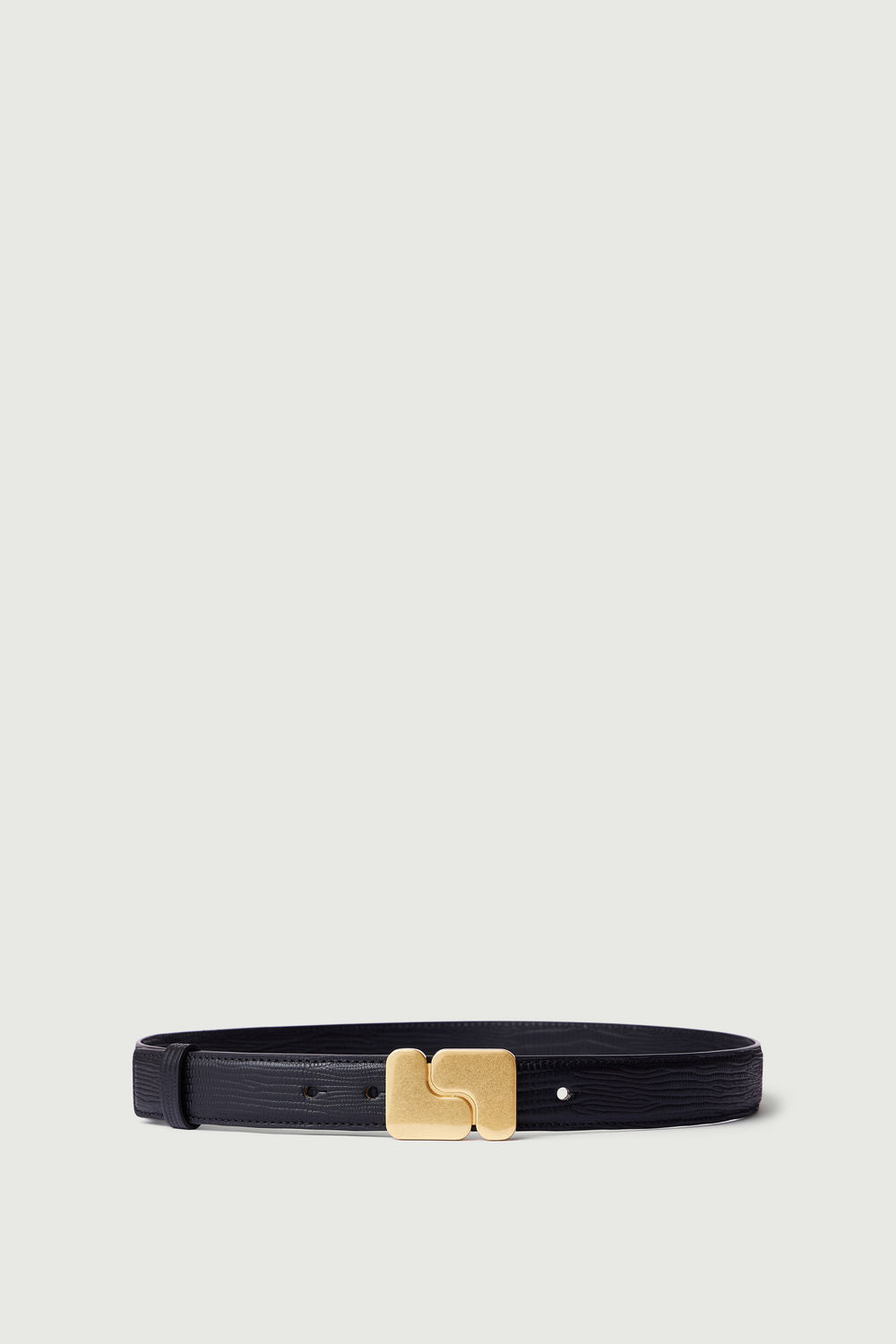 Ceinture en cuir glacé