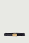 Ceinture en cuir effet lézard