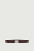 Ceinture large à boucle S en cuir box