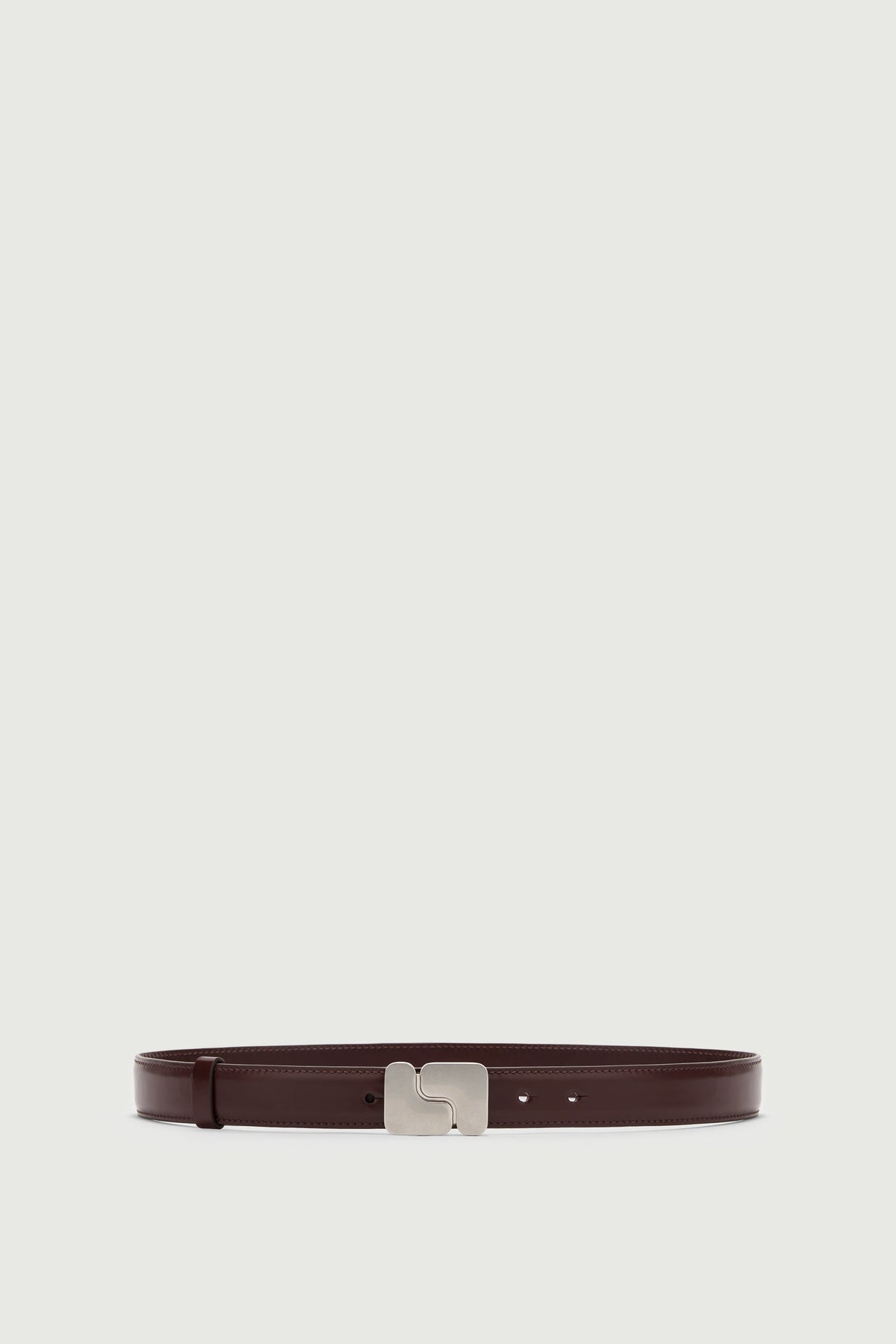 Ceinture en cuir glacé