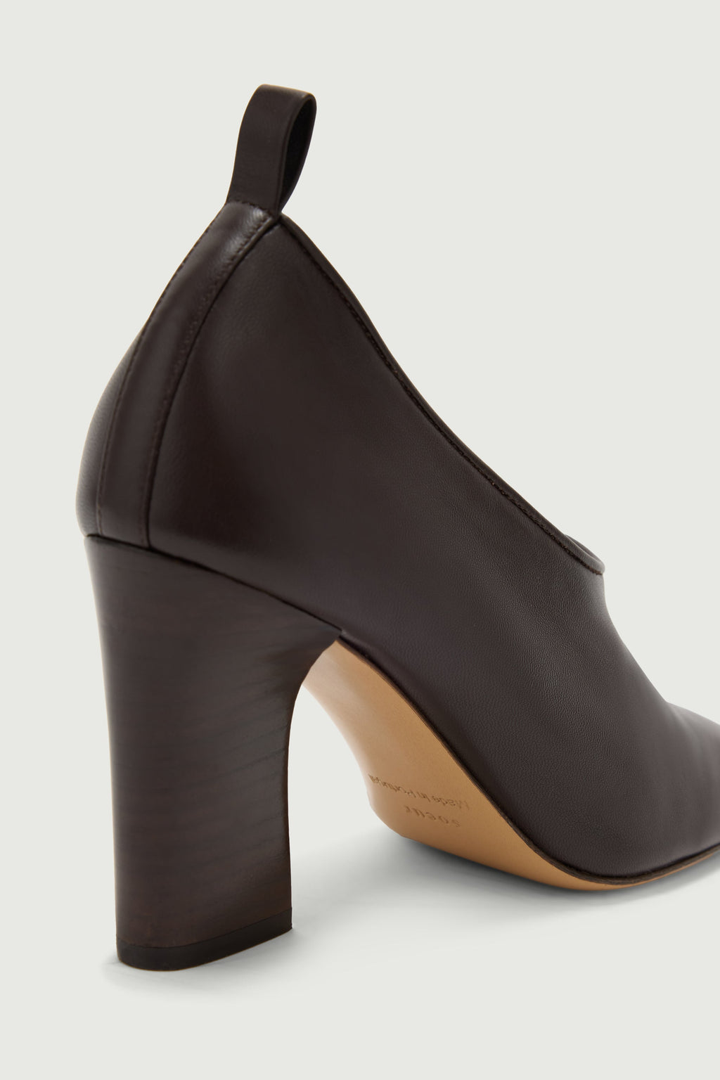 Escarpins en cuir souple