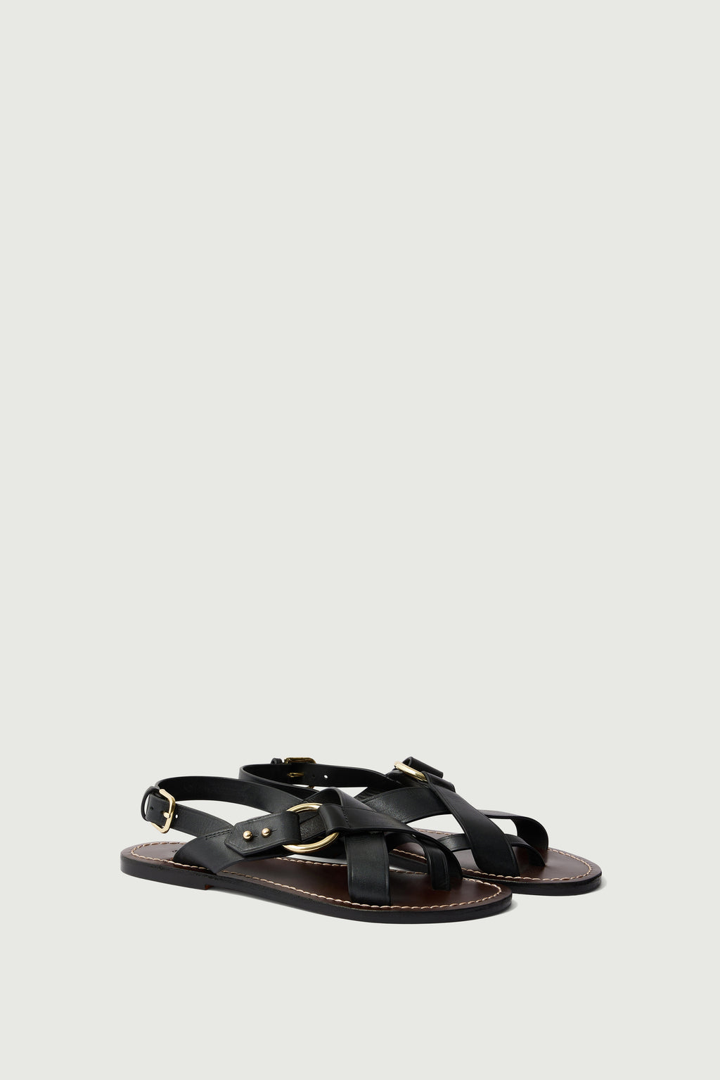 Sandales en cuir