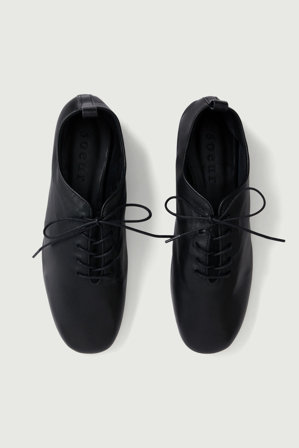 Derbies en cuir d'agneau souple