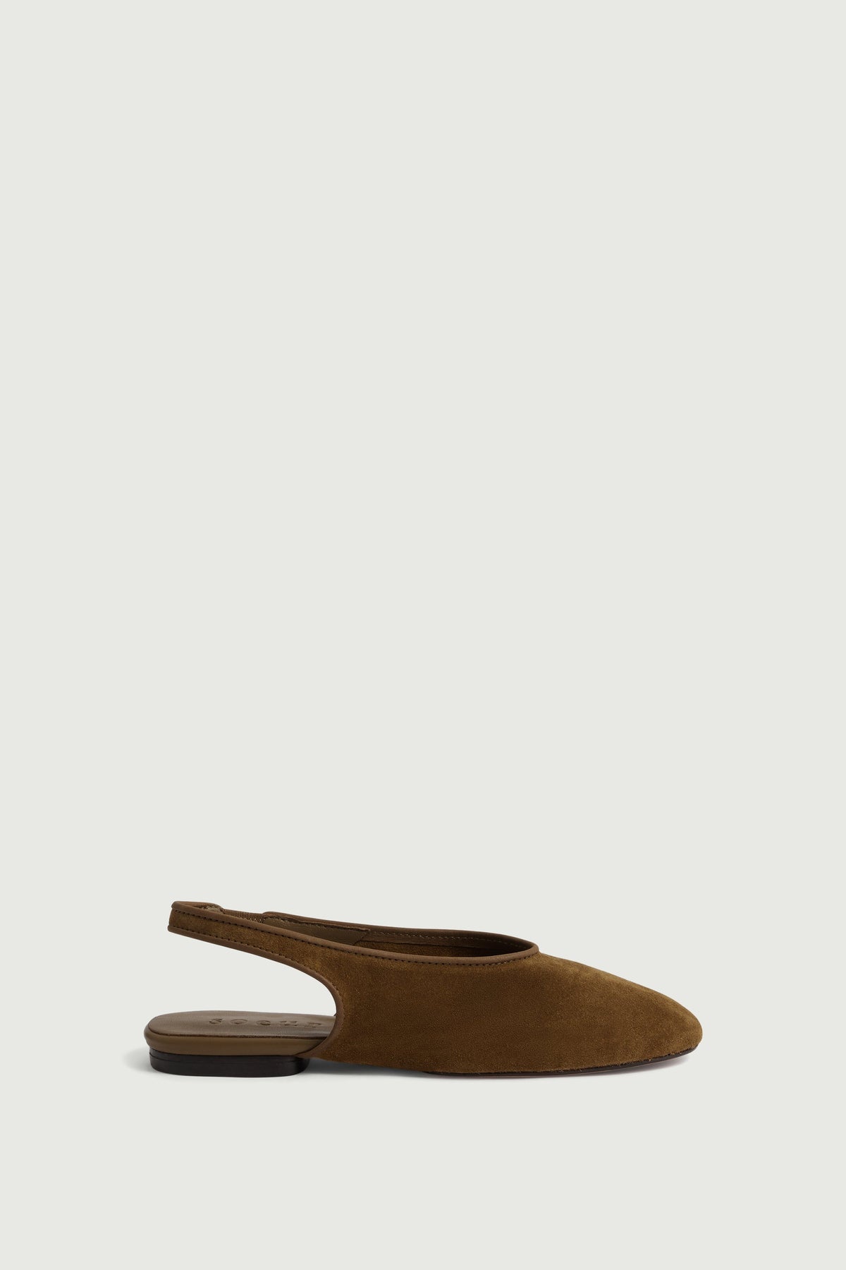 Slingbacks en croûte de cuir