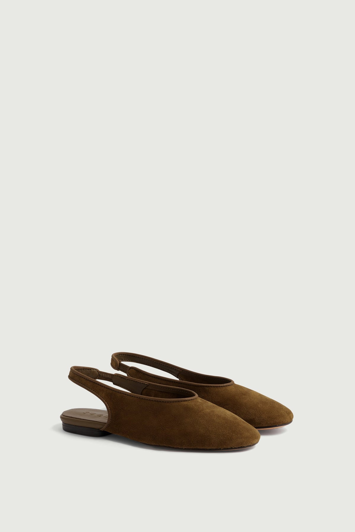 Slingbacks en cuir d'agneau souple